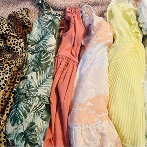 Janie and Jack Kids Dresses - Leopard, Green, Coral, Peach, Yellow